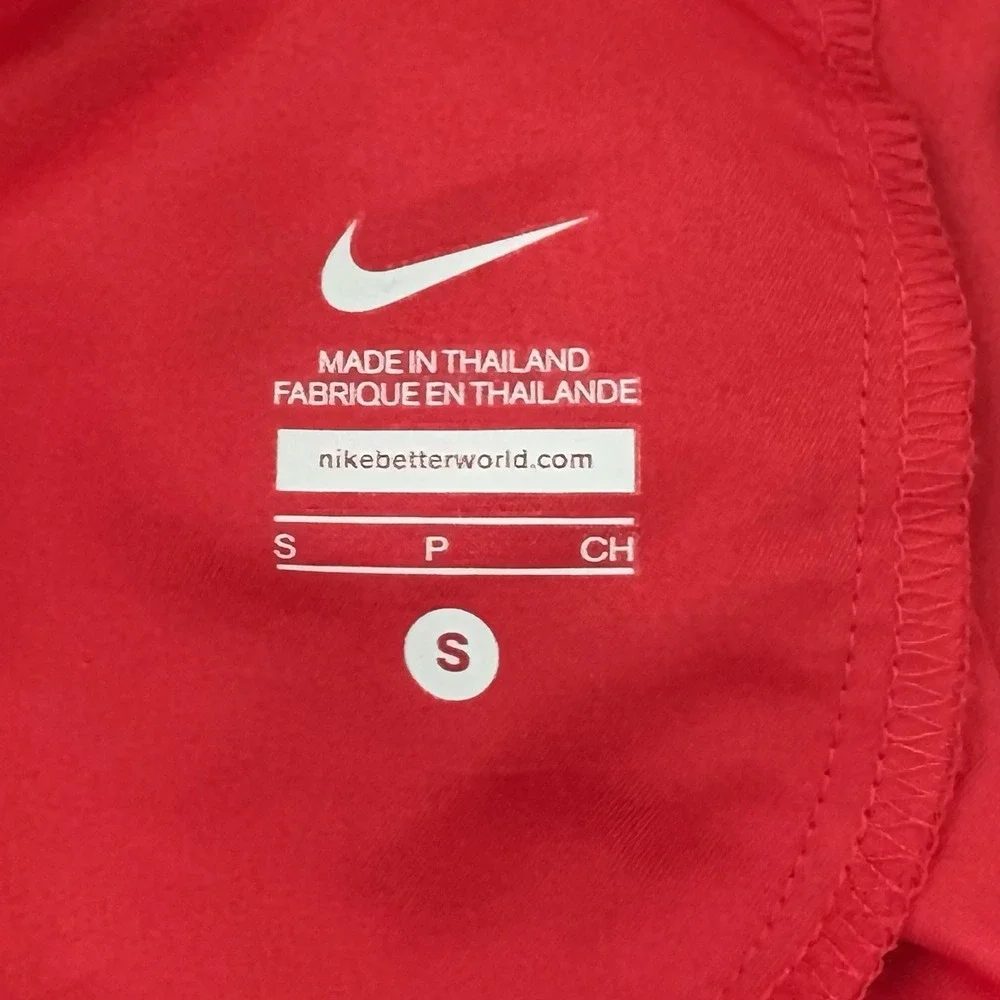 Nike Swim Women's Guard Shorts Small Red Lifeguard Retro Drawstring Summer